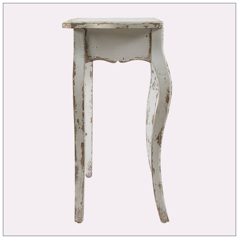 One Allium Way Slimline Whitewash Console Table Wayfair